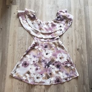 NWT A'GACI Cold Shoulder Dress